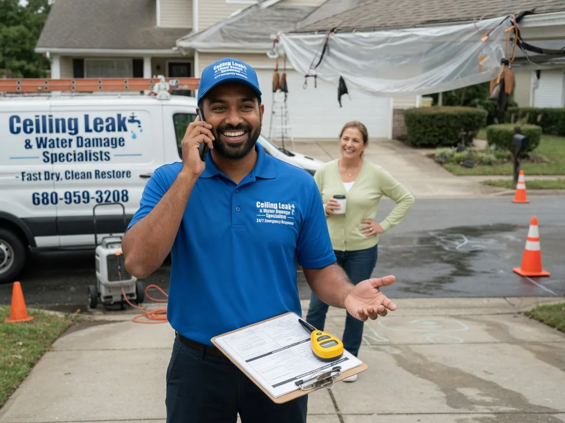 Ceiling Leak Cleanup Conestoga, PA FAQs